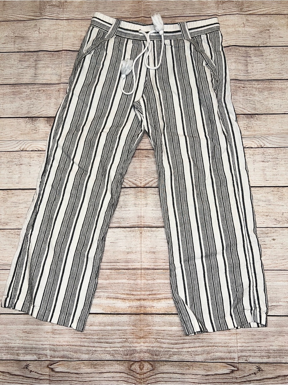 Women’s Striped Linen Pants size Large
